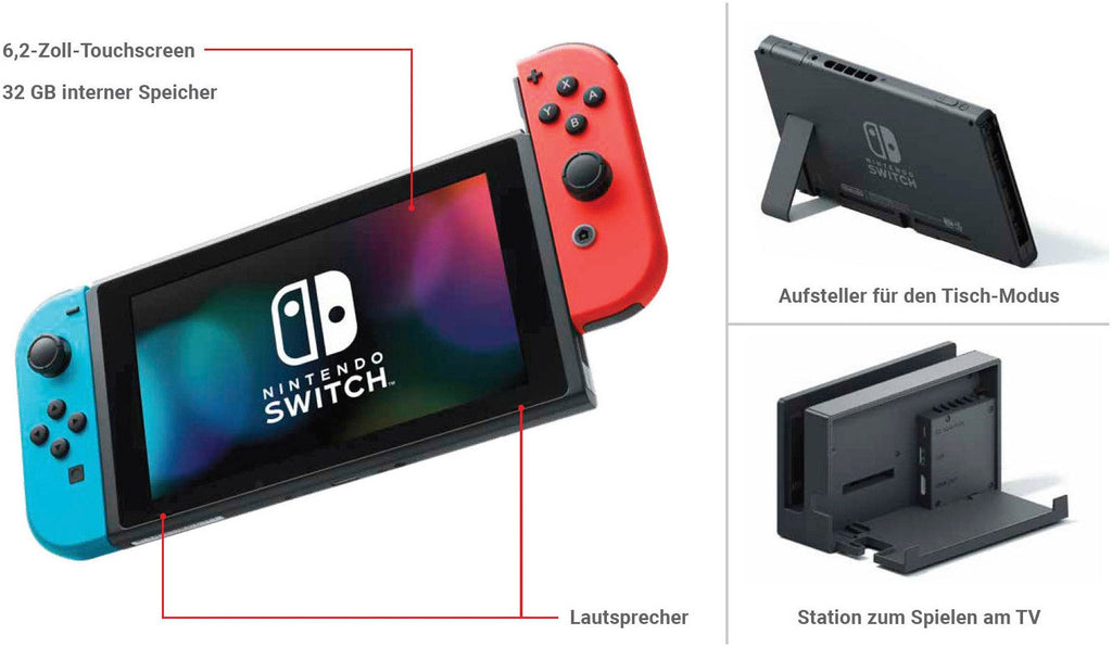 Nintendo Switch Neon-Rot/Neon-Blau